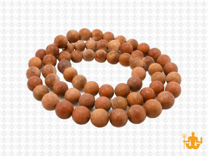 6mm Matte Gold Lace Agate Round Beads 15.5" natural [6c29m]