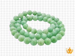 6mm Matte Gree Aventurine Round Beads 15.5" natural [6b2m]