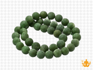 8mm Matte BC Color Jade Round Beads 15.5" dyed [8c48m]