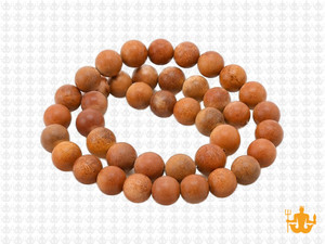 8mm Matte Gold Lace Agate Round Beads 15.5" natural [8c29m]