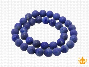 8mm Matte Lapis Lazuli Round Beads 15.5" dyed [8m3m]