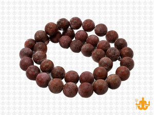 8mm Matte Mahogany Obsidian Round Beads 15.5" natural [8b28m]