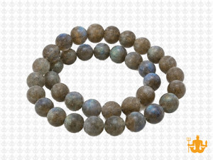 8mm Matte Labradorite Round Beads 15.5" natural [8r40m]