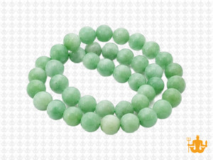 8mm Matte Green Aventurine Round Beads 15.5" natural [8b2m]