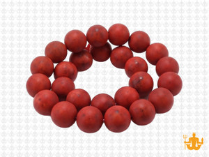 10mm Matte Coffee Magnesite Round Beads 15.5" [10tcm]