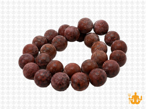 10mm Matte Mahogany Obsidian Round Beads 15.5" natural [10b28m]
