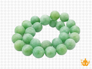 10mm Matte Green Aventurine Round Beads 15.5" natural [10b2m]