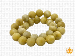 10mm Matte Olivine Jade Round Beads 15.5" natural [10b38m]