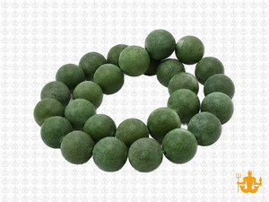 10mm Matte BC Color Jade Round Beads 15.5" dyed [10c48m]
