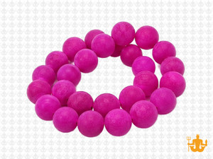 10mm Matte Rose Agate Round Beads 15.5" dyed [10f11m]