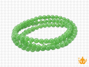 4mm Chrysprase Round Beads 15.5" synthetic [4a71]