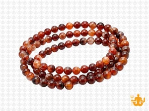 4mm Botswana Agate Round Beads 15.5" natural [4f27]