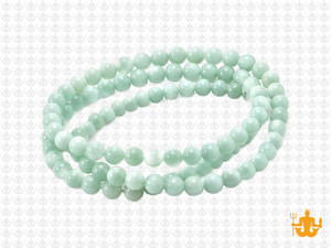 4mm Amazonite Round Beads 15.5" natural [4r34]