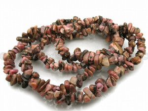 8-12mm Rhodonite Chips 15.5" [cb14]