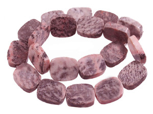 15x20mm Rhodonite Rectangle Beads 15.5" natural [wa161]