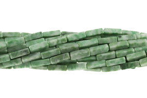 4x13mm China Jade Cube Beads 15.5" natural [s1a27-13c]