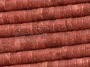 6mm Goldstone Heishi Beads 15.5" synthetic [h4b96-6]