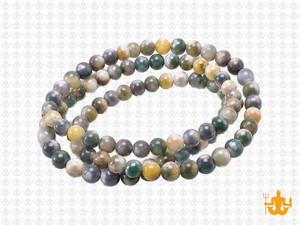 4mm Mix Dot Agate Beads 15.5" dyed [4g5x]