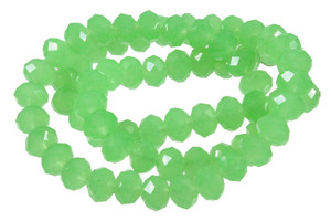 6x4mm Larimar Faceted Rondelle Beads 15.5" synthetic [sc2a64]