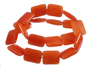 15x20mm Red Avenrturine Faceted Rectangle Beads 15.5" natural [wa227]