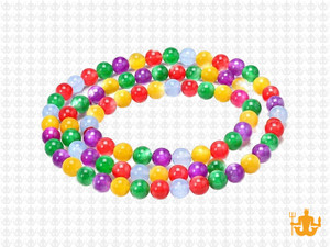 4mm Mix Jade Round Beads 15.5" dyed [4x3]