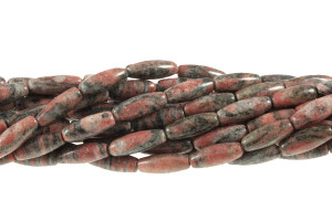 8x22mm Brazil Agate Rice Beads 15.5" natural [s2c25a-8]