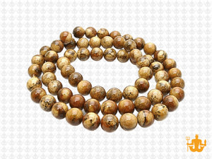 6mm Picture Jasper Round Beads 15.5" natural [6b26]