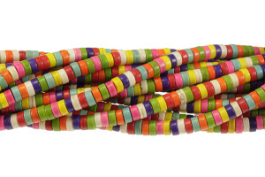 8mm Mix Magnesite Heishi Beads 15.5" [t547x]