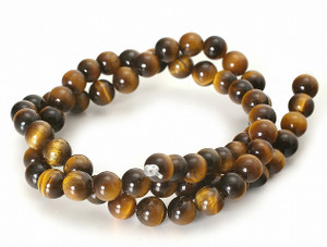 6mm Tiger Eye Round Beads 15.5", Ab Grade natural [6d2a]