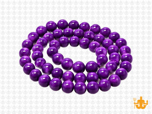6mm Purple Magnesite Round Beads 15.5" [6tp]