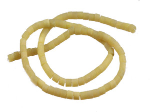 4x4mm Matte Lemon Agate Tube Beads 15.5" natural [s1b82-4tm]