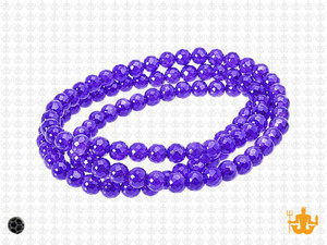 4x3mm Sapphire Glass Faceted Rondelle about 15.5" [uc1a14]