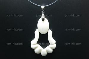 35X55mm Buffalo Bone Dangling Designer Bead Pendant [z1487]