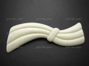 30X96mm Buffalo Bone Carved Part (Top & Bottom Drill) [z1755]