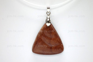 28X30mm Wood Carved Designer Bead Pendant [z1510]