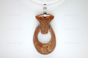 30X56mm Wood Dangling Designer Bead Pendant [z1506]