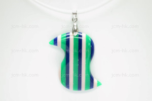 30X40mm Lucite Carved Designer Bead Pendant [z1166]