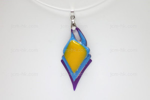 26X58mm Lucite Carved Designer Bead Pendant [z1160]