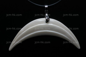 80x20mm Buffalo Bone Carved Designer Bead Pendant [z1085]