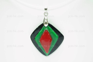 30X32mm Lucite Carved Designer Bead Pendant [z1171]