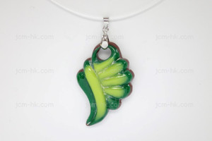 32x50mm Lucite Carved Designer Bead Pendant [z1095]