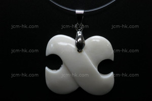 35X28mm Buffalo Bone Designer Designer Bead Pendant [z1237]