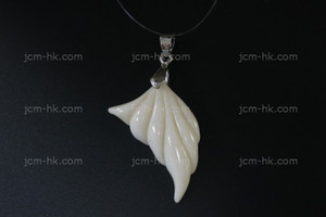 20X32mm Buffalo Bone Carved Designer Bead Pendant [z1469]