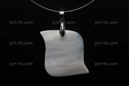 30x35mm Mother of Pearl Designer Designer Bead Pendant [z5168]