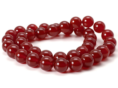 8mm Ruby Jade Round Beads 15.5" dyed [8b76]