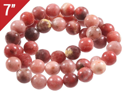 8mm Lepidolite Round Loose Beads About 7" natural [i8r79]