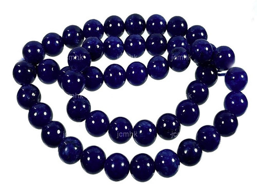 8mm Lapis Jade Round Beads 15.5" dyed [8b5l]