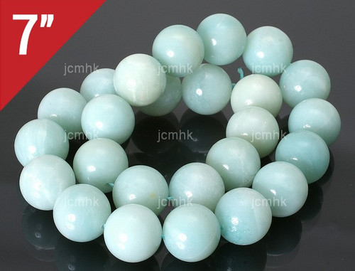 10mm Amazonite Round Loose Beads About 7" natural [i10r34]