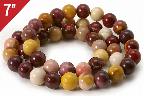 10mm Mookaite Round Loose Beads About 7" natural [i10r35]