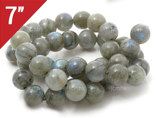 12mm Labradorite Round Loose Beads About 7" natural [i12r40]